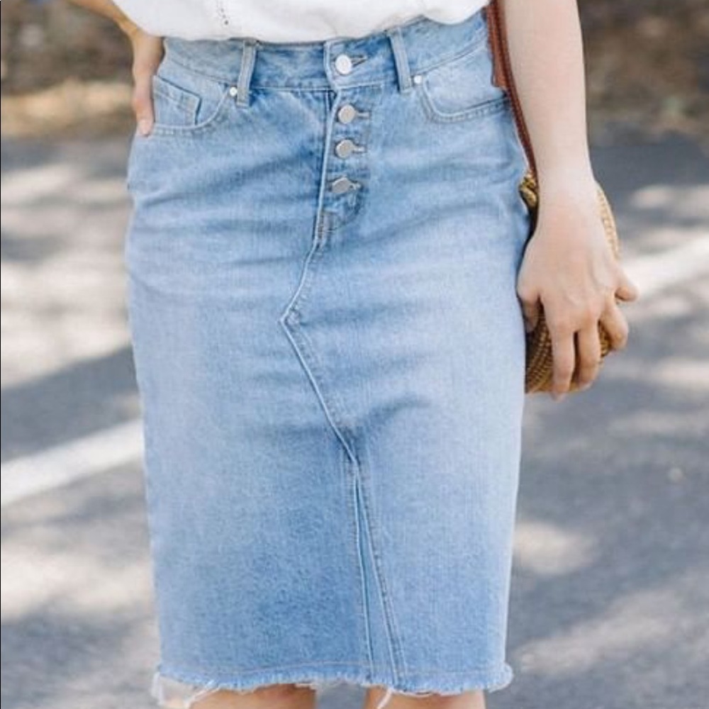 Denim skirt